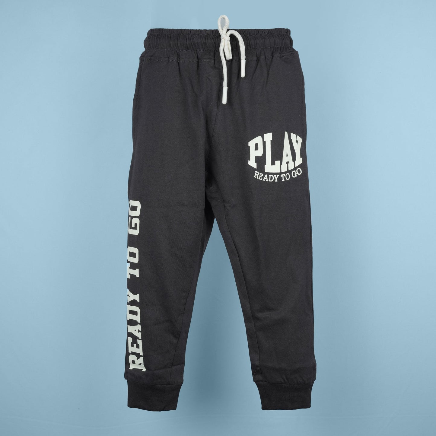 Smart Moves Jogger – Evimo Boys’ Charcoal Grey Cotton Track Pants