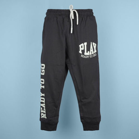Smart Moves Jogger – Evimo Boys’ Charcoal Grey Cotton Track Pants