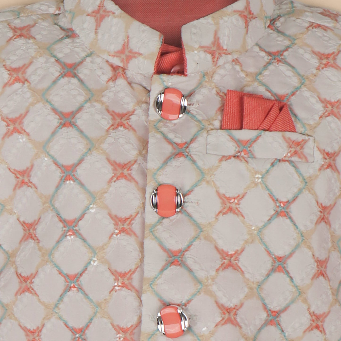 Royal Charm – Boys’ Cotton Blend Ethnic Ensemble
