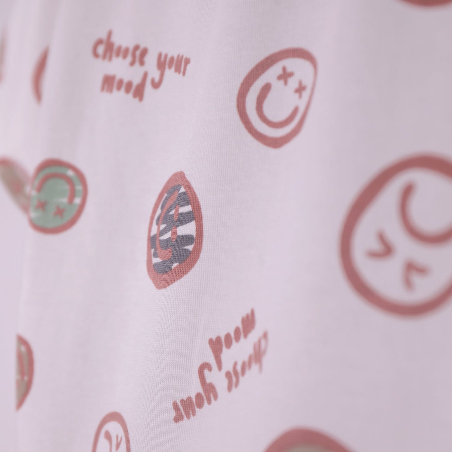 Playful Vibes – Boys’ Dark Peach All Over Print T-Shirt & Shorts