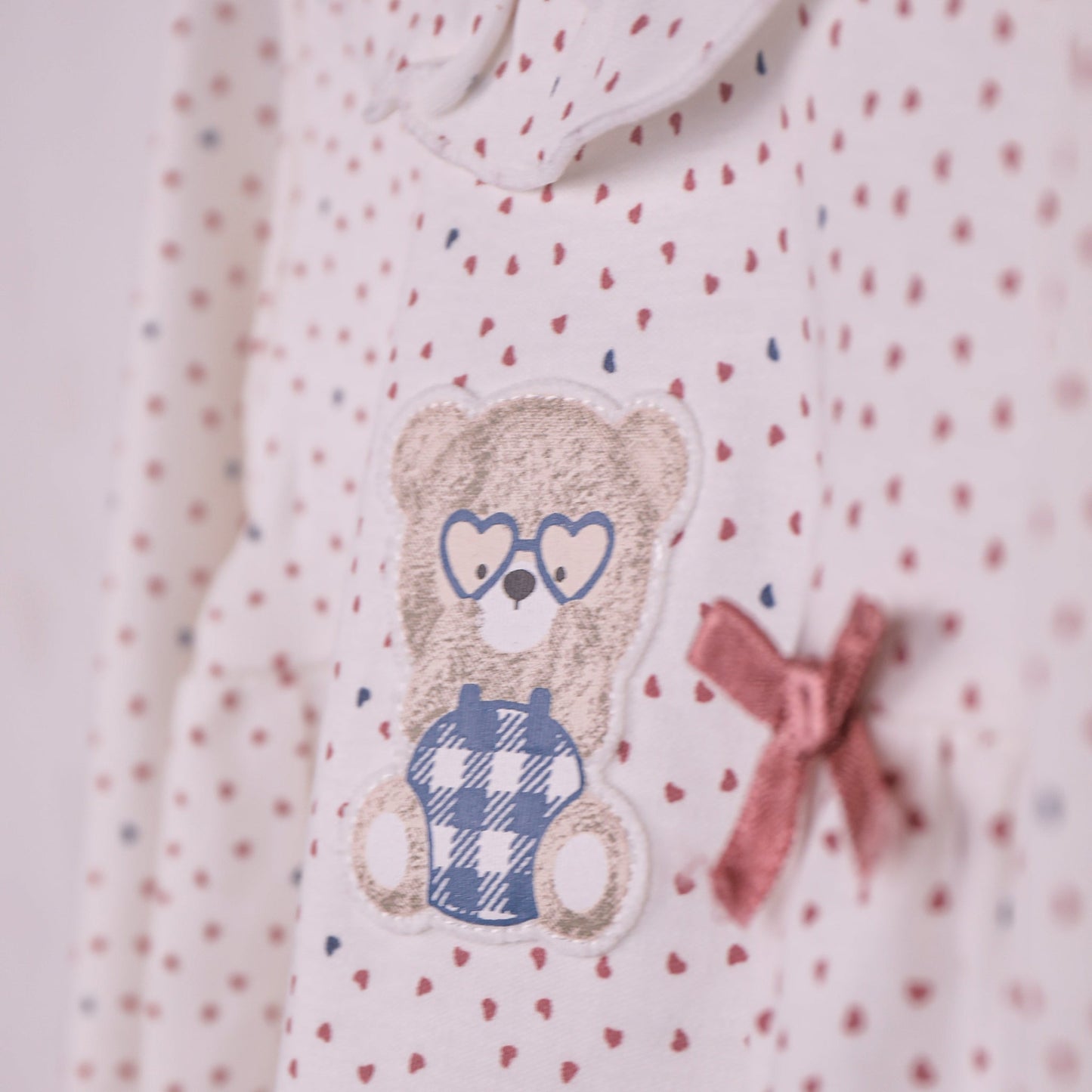 Cozy Dark Peach Top & Elastic Waist Pants – Girls’ Printed Cotton Set