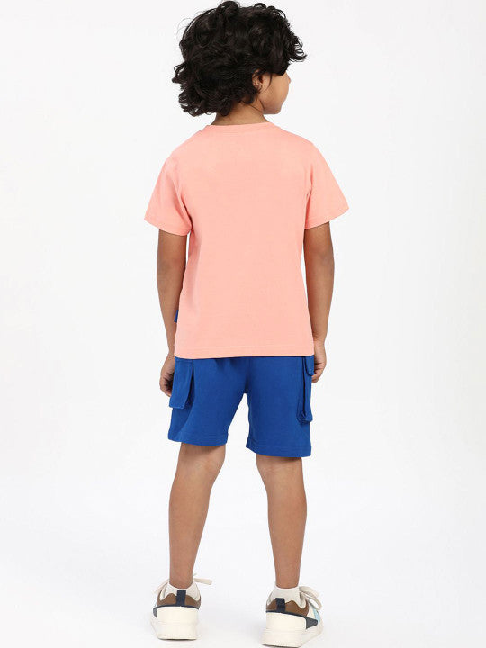Shipy's Dark Peach Shorts Set
