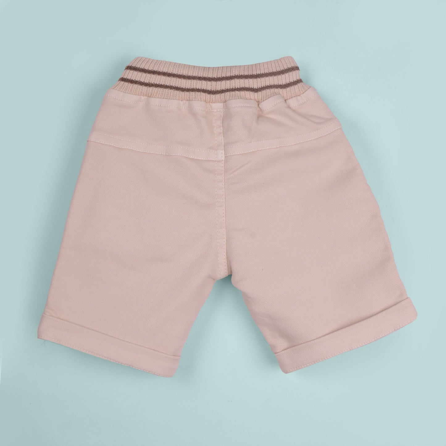 Smart & Stylish – Boys’ Brown Cotton Blend T-Shirt & Shorts