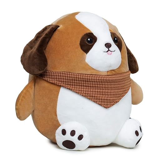 Webby Soft Animal Plush Dog Toy