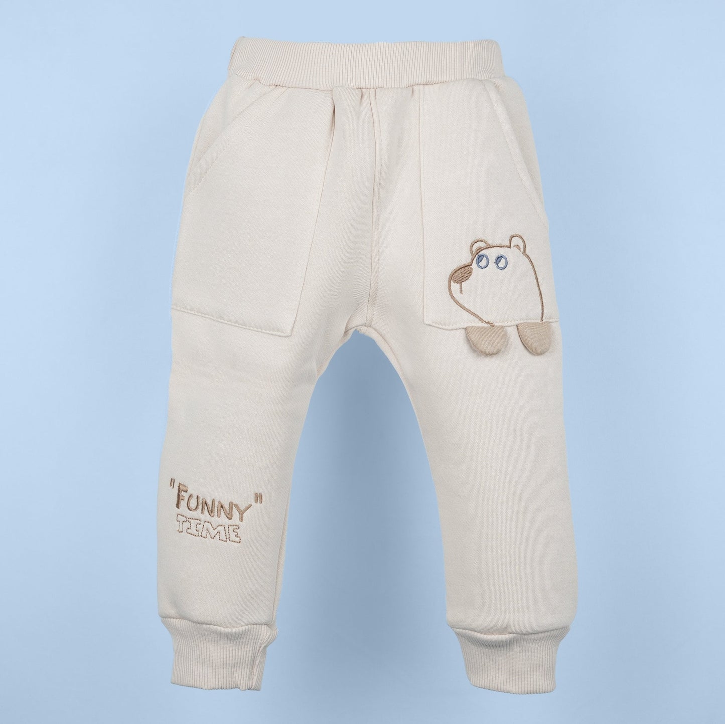 Baby Loon Boy's Comfort+ Embroidered Track Pant (Bavarian)
