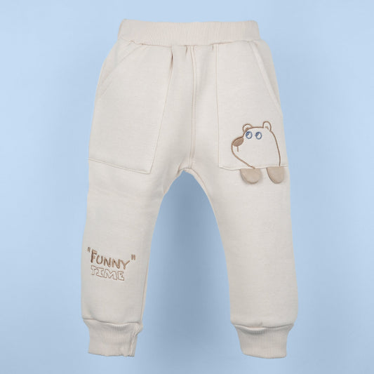 Baby Loon Boy's Comfort+ Embroidered Track Pant (Bavarian)
