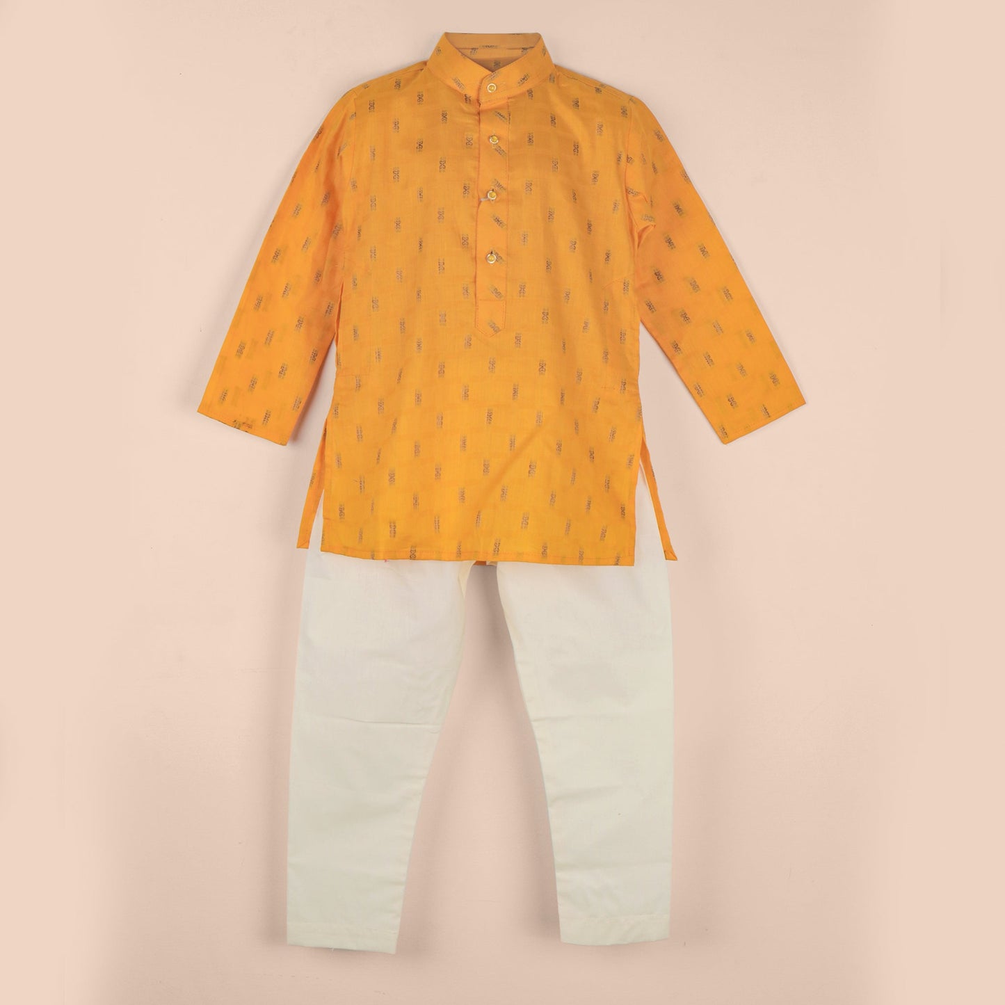 Charming Flame – Festive Cotton Kurta Pyjama for Boys