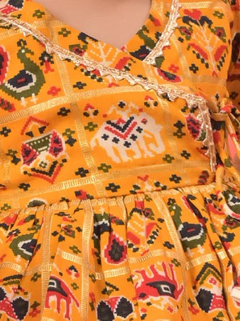 Mini Fashionista – Girls’ Trendy Dhoti Kurta Look