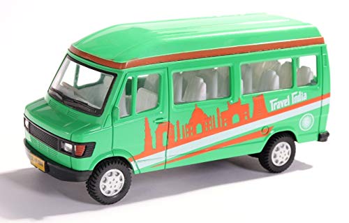 Pullback Tempo Traveller Bus Toy – Attractive Miniature Vehicle for Kids