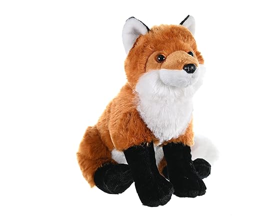 Wild Republic Red Fox Plush – Soft Stuffed Animal Toy Gift for Kids