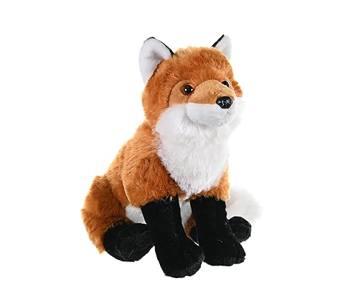 Wild Republic Red Fox Plush – Soft Stuffed Animal Toy Gift for Kids