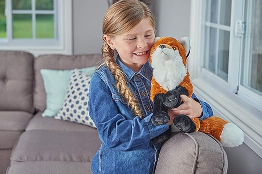 Wild Republic Red Fox Plush – Soft Stuffed Animal Toy Gift for Kids