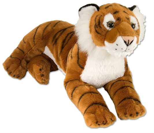 Wild Republic Cuddlekins Lying Tiger Brown (16-Inch)