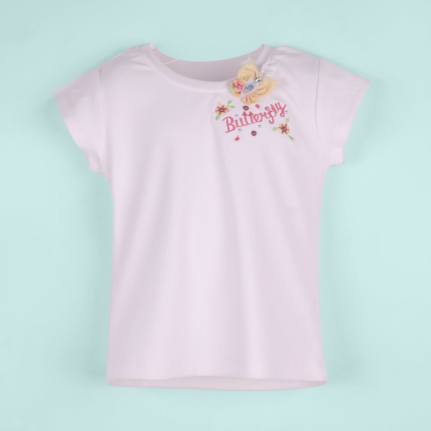 Cute & Playful – Girls’ Cotton Tee & Jogger Fit Romper by Myra