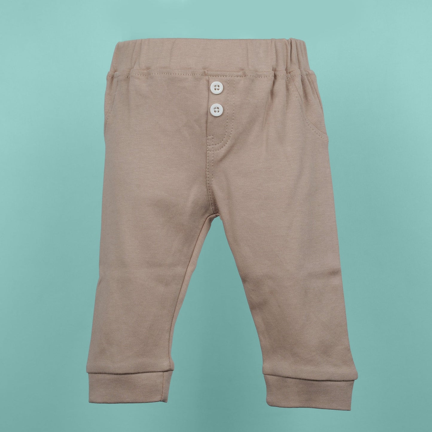 Soft Safari – Neo Nate Boys’ Full Sleeve Cotton Outfit in Camel