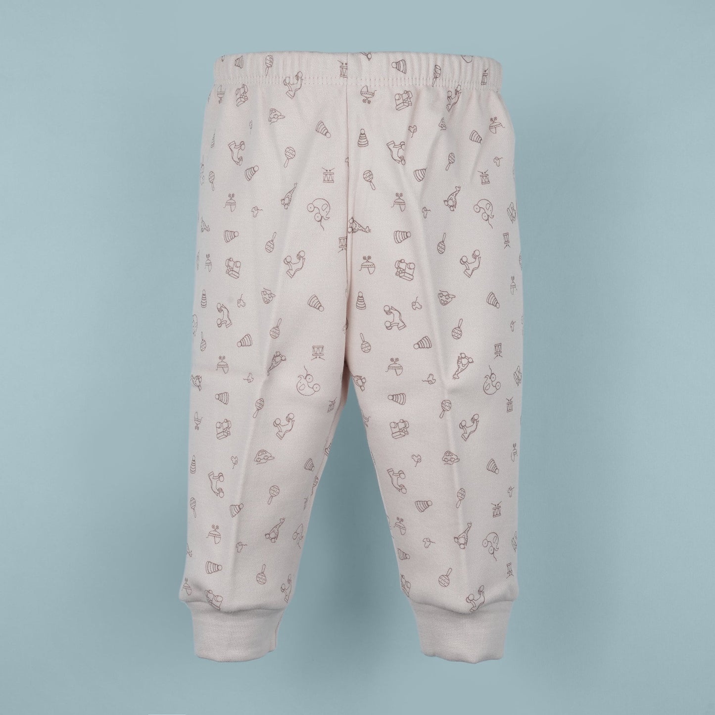 Cozy & Cute: Pink Rabbit Camel Leggings for Girls | Elastic Waist, Slip-On Comfort
