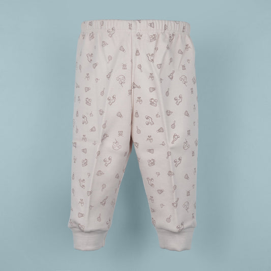 Cozy & Cute: Pink Rabbit Camel Leggings for Girls | Elastic Waist, Slip-On Comfort