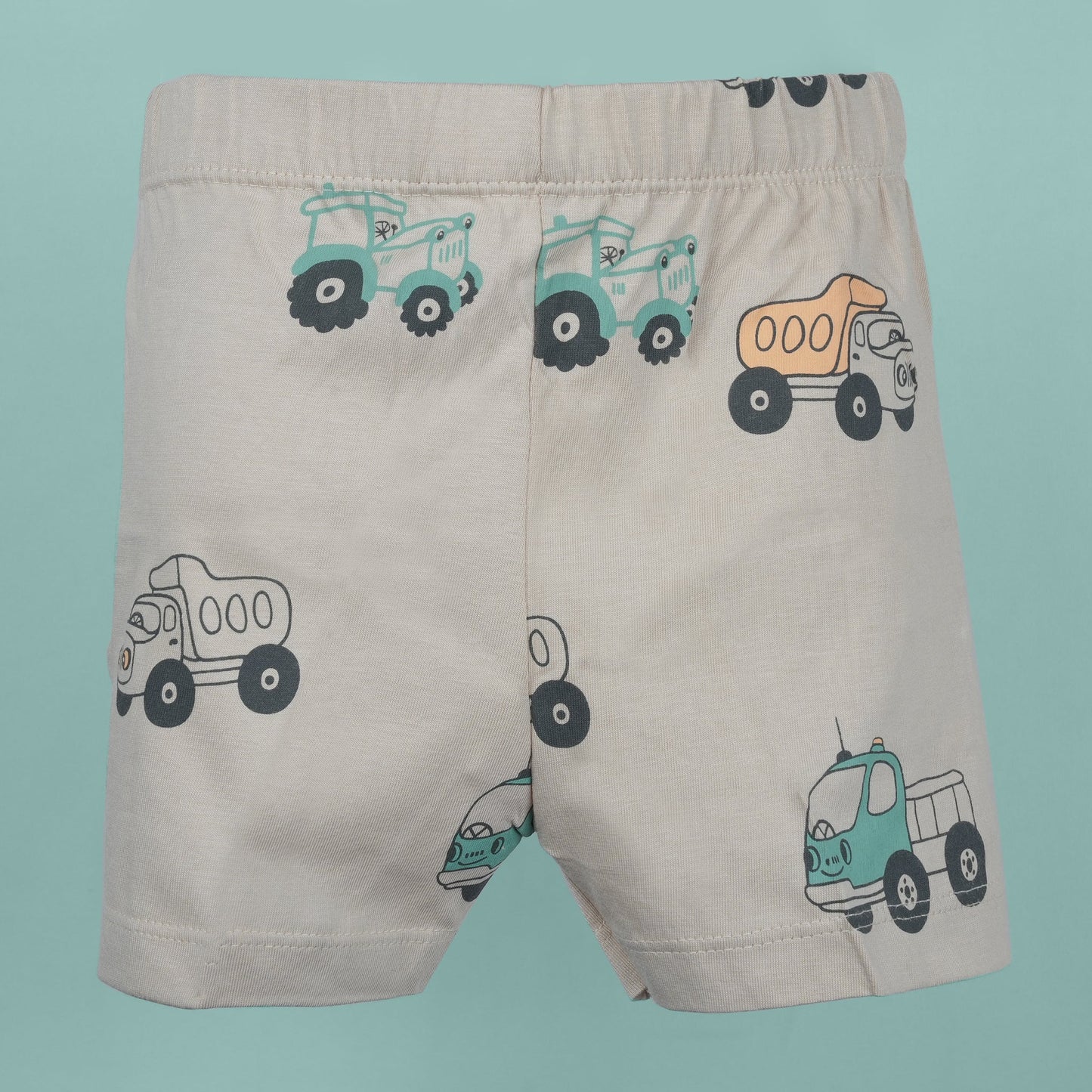 Adventure Ready: Pink Rabbit Camel T-Shirt & Shorts | Elastic Waist & Slip-On Comfort