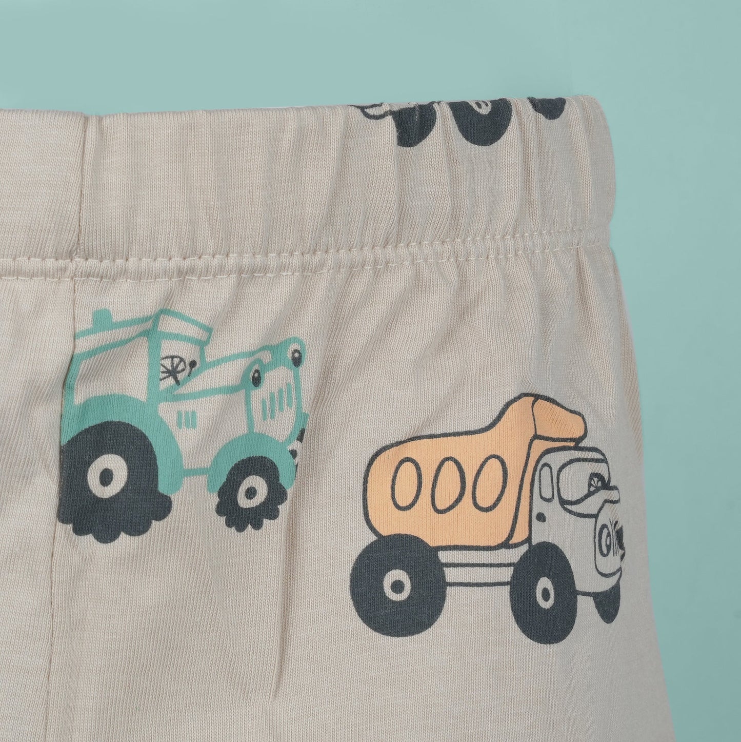 Adventure Ready: Pink Rabbit Camel T-Shirt & Shorts | Elastic Waist & Slip-On Comfort