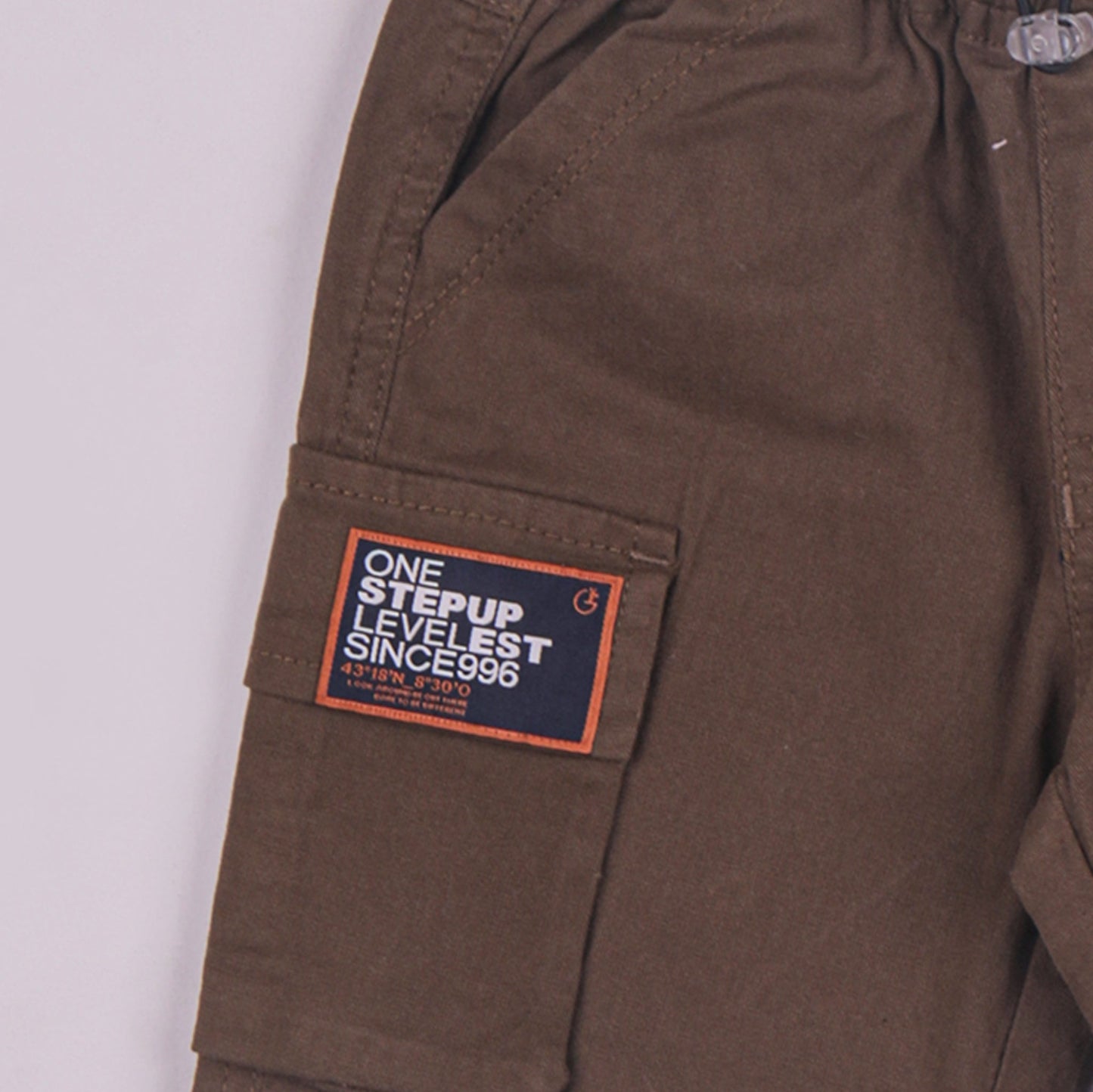 Play & Explore Cargos — Boys’ Coffee Brown Comfort Fit