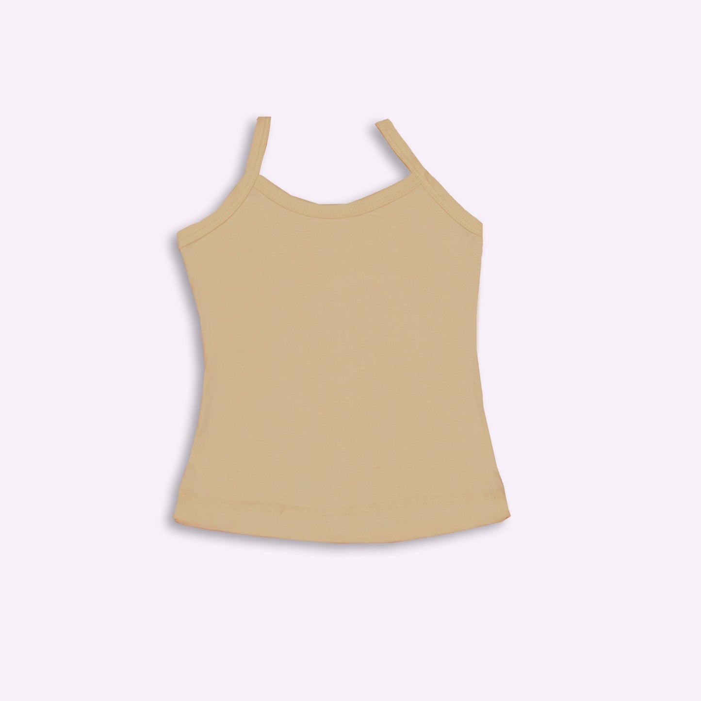 Girls’ Skin Tone Cotton Blend Camisoles by Body Care – 3-Pack Comfortable Sleeveless Innerwear