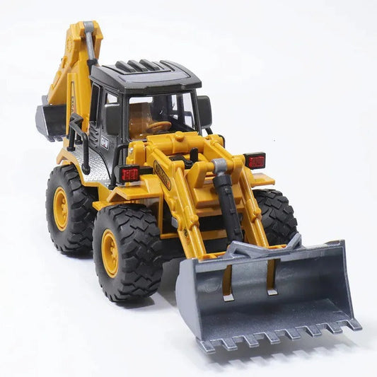 Metal Excavator Bulldozer – Heavy-Duty Die-Cast Construction Model