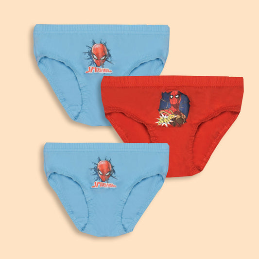 Body Care Boys Solid Cotton Blend Briefs Pack of 3 (Any Color)