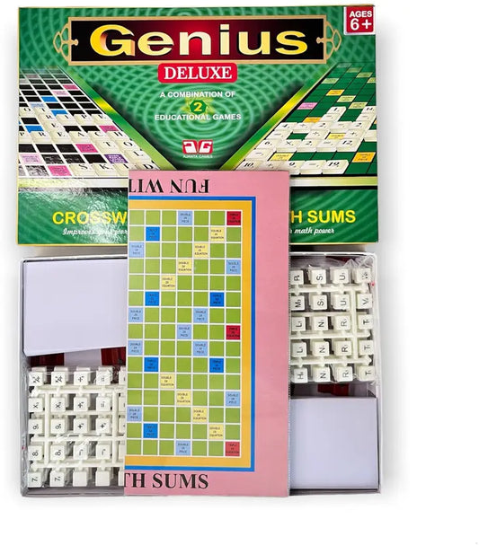 Genius Deluxe Party & Fun Board Game for Ages 6+