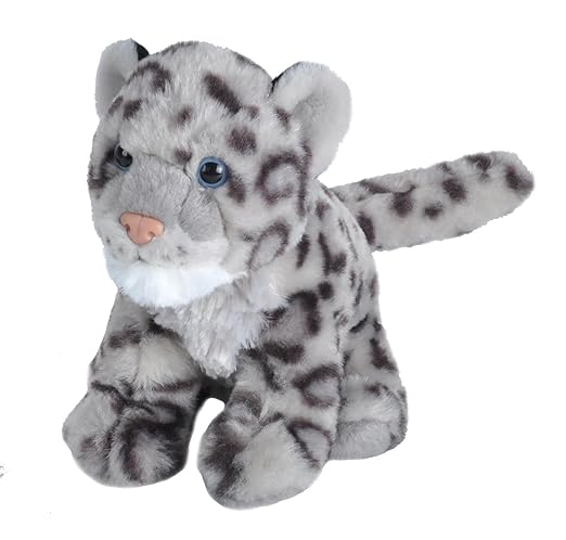 Wild Republic CK-Mini Plush Animal Snow Leopard Baby - 8 inches