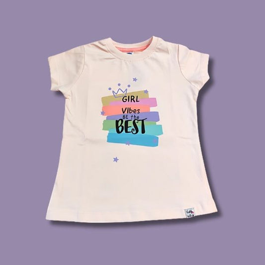 Stylish Printed Cotton Top - Beige