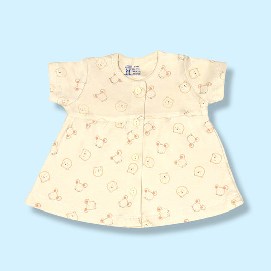 Camel Cats & Mice Softcap Dress by Pink Rabbit Summer's Furry Playdate!