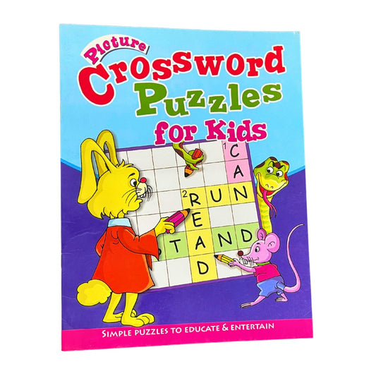 Crossword Puzzle Book Educational Learning Book for Kids