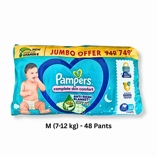 P&G Pampers Diaper Pants, Anti Rash Blanket, Suitable for All Skin Types - 48 Pieces
