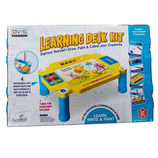 LEARNING DESK KIT – Stylish Interactive Desk for Organized, Imaginative Learning and Play